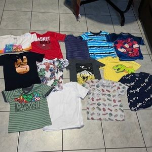 Boys 13 piece t-shirt bundle